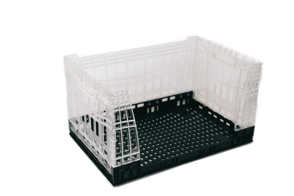 Geschlossener Regalaufsatz 60x40x32,9 cm stapelbar