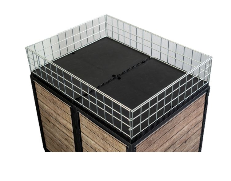 Metal grid Basket 79x59x15 cm
stainless steel