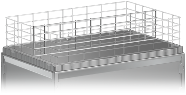 Metallabtrenner klein 39 x 15 cm für Metallkörbe
