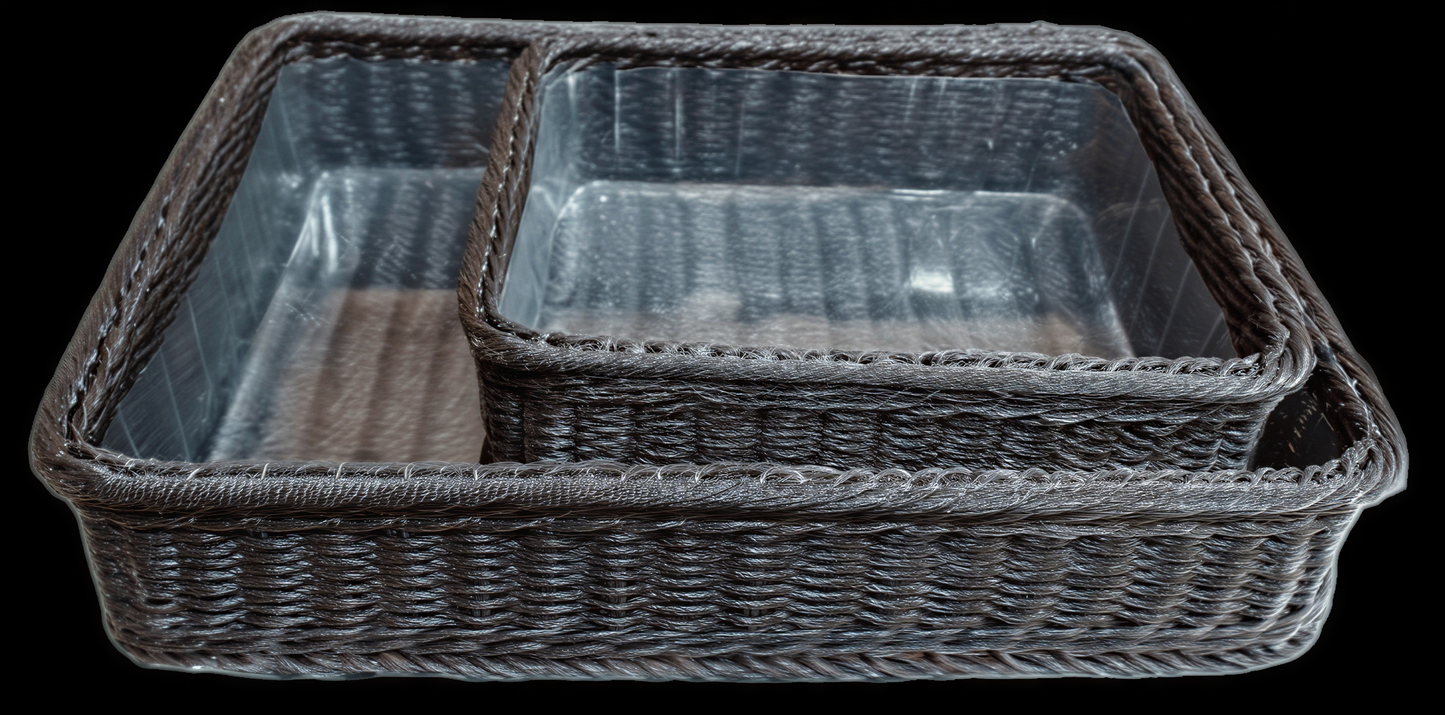 Insert tray for rattan basket 40x30