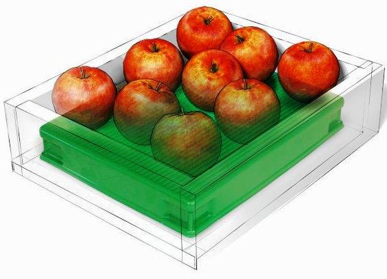 Einleger grün für Obst- / Gemüsekisten Ifco