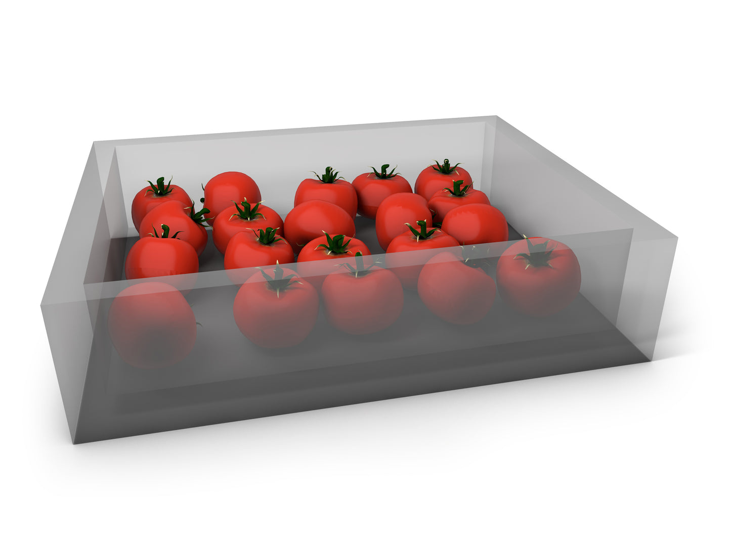 Einleger schwarz für Obst- / Gemüsekisten Ifco