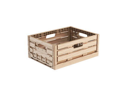 Foldable box wood look
40x30x16 cm