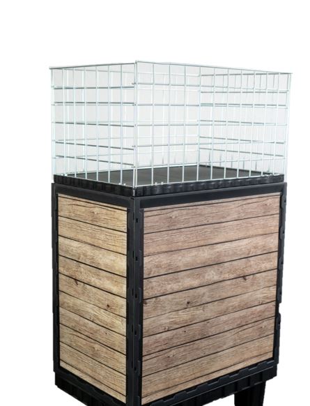 Metal grid Basket 59x39x30 cm
stainless steel