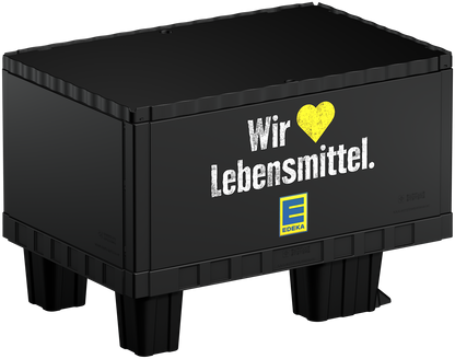 Smart-Display Print Edeka black 40 cm on skids