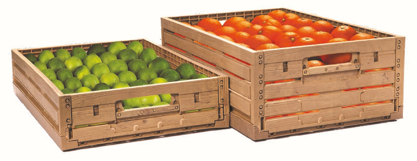 Klappbox holzoptik 60x40x11 cm