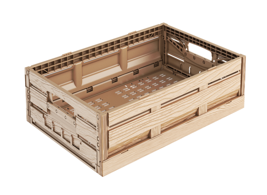 Klappbox holzoptik 60x40x16 cm