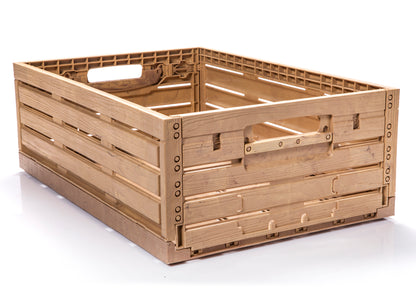 Klappbox holzoptik 60x40x19 cm