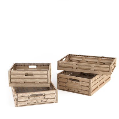Klappbox holzoptik 60x40x19 cm