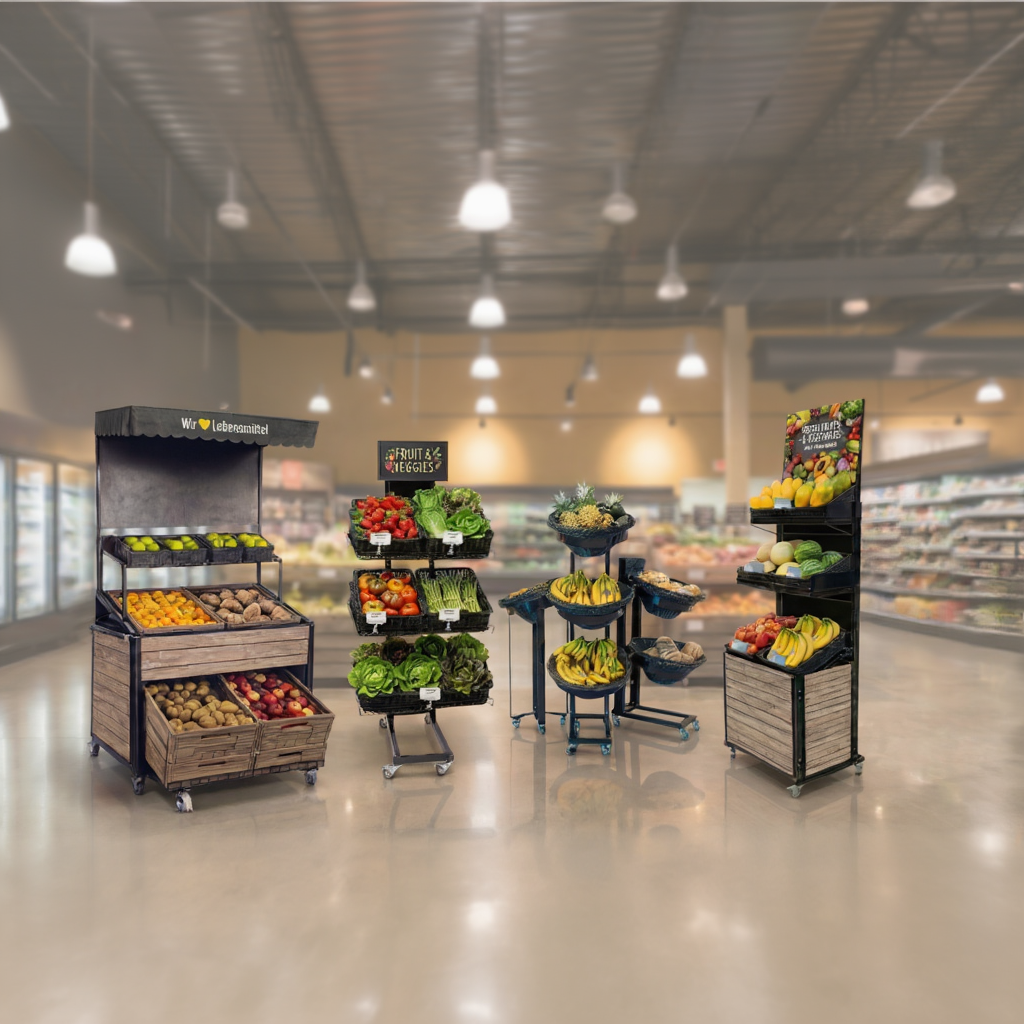 Mob. Präsentationsinsel - Marktstand