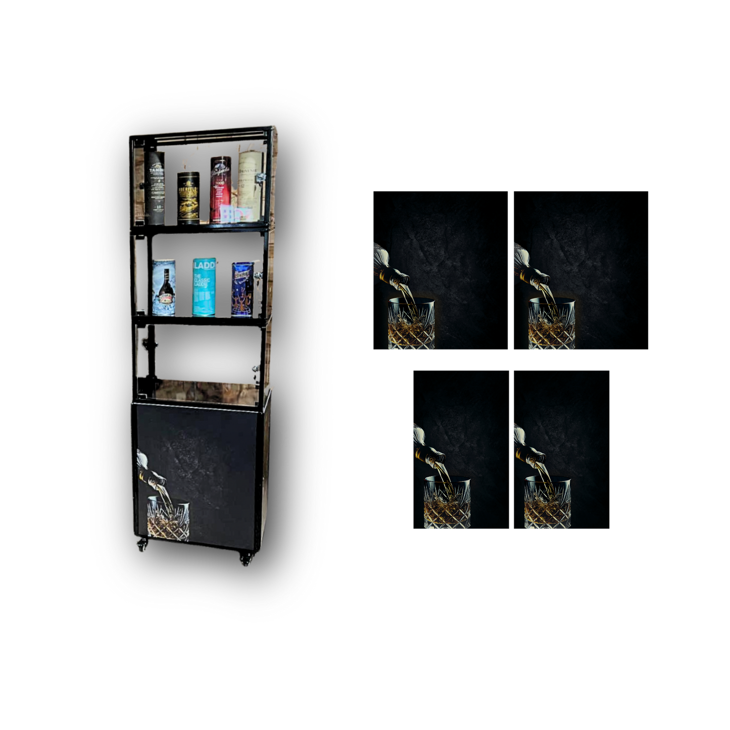 Marketingset für das Stand-Display CUBE