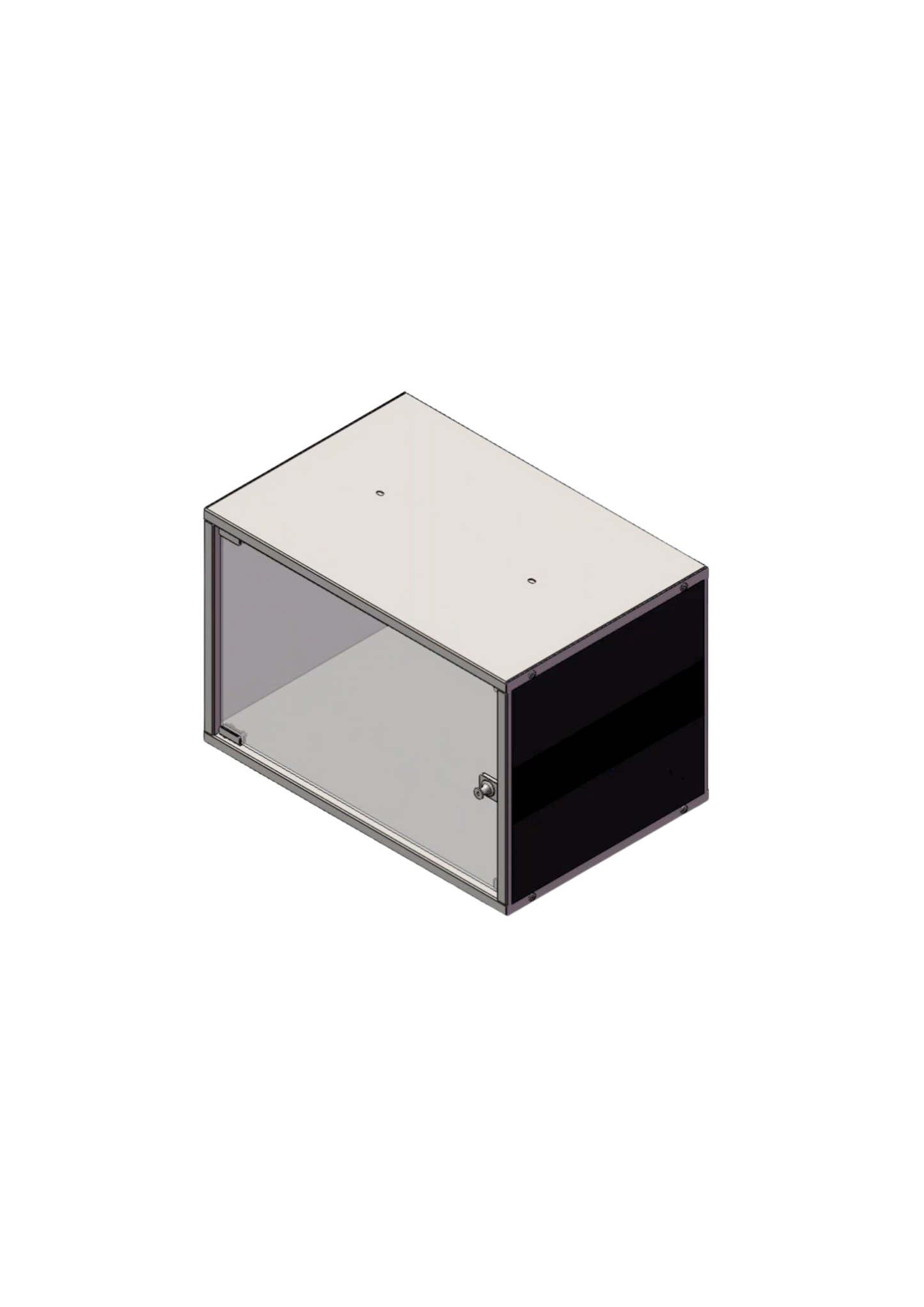 Cube - Einzelmodul abschließbar zur Präsentation hochwertiger Waren - OHNE MAGNETFOLIEN (MARKETING) -