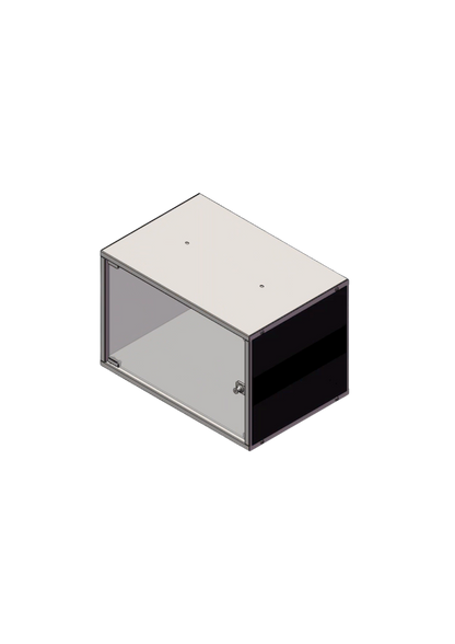 Cube - Einzelmodul abschließbar zur Präsentation hochwertiger Waren - OHNE MAGNETFOLIEN (MARKETING) -