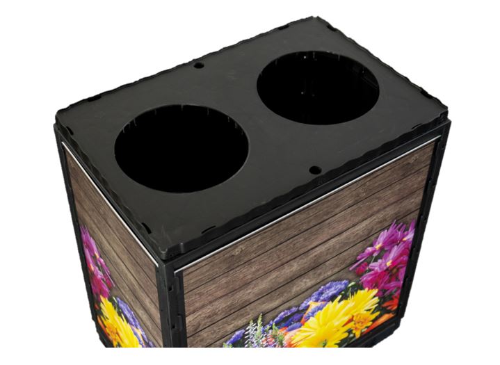 Lid Smart Display Flowers 
Set of 2 packs 
60x40 cm