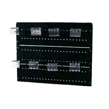 Accessories for mobile sales stands Concept / Set of perforated wall and hooks