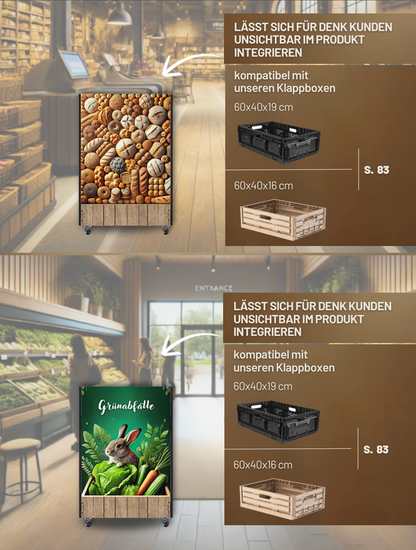 Bread box 60x40x75 cm