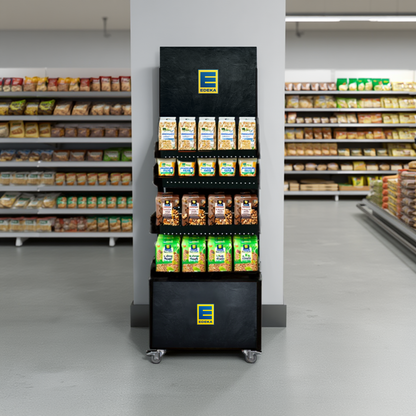 Mobiler Verkaufsständer Concept Edeka Trockensortiment (für Wand-Platzierungen)