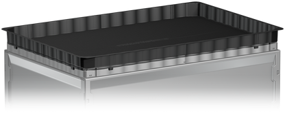 Black flower box 600 x 400 mm