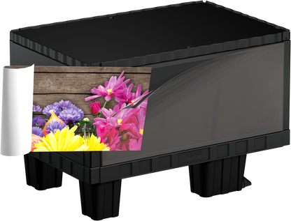 Smart-Display black 40 cm without logo / print with skids