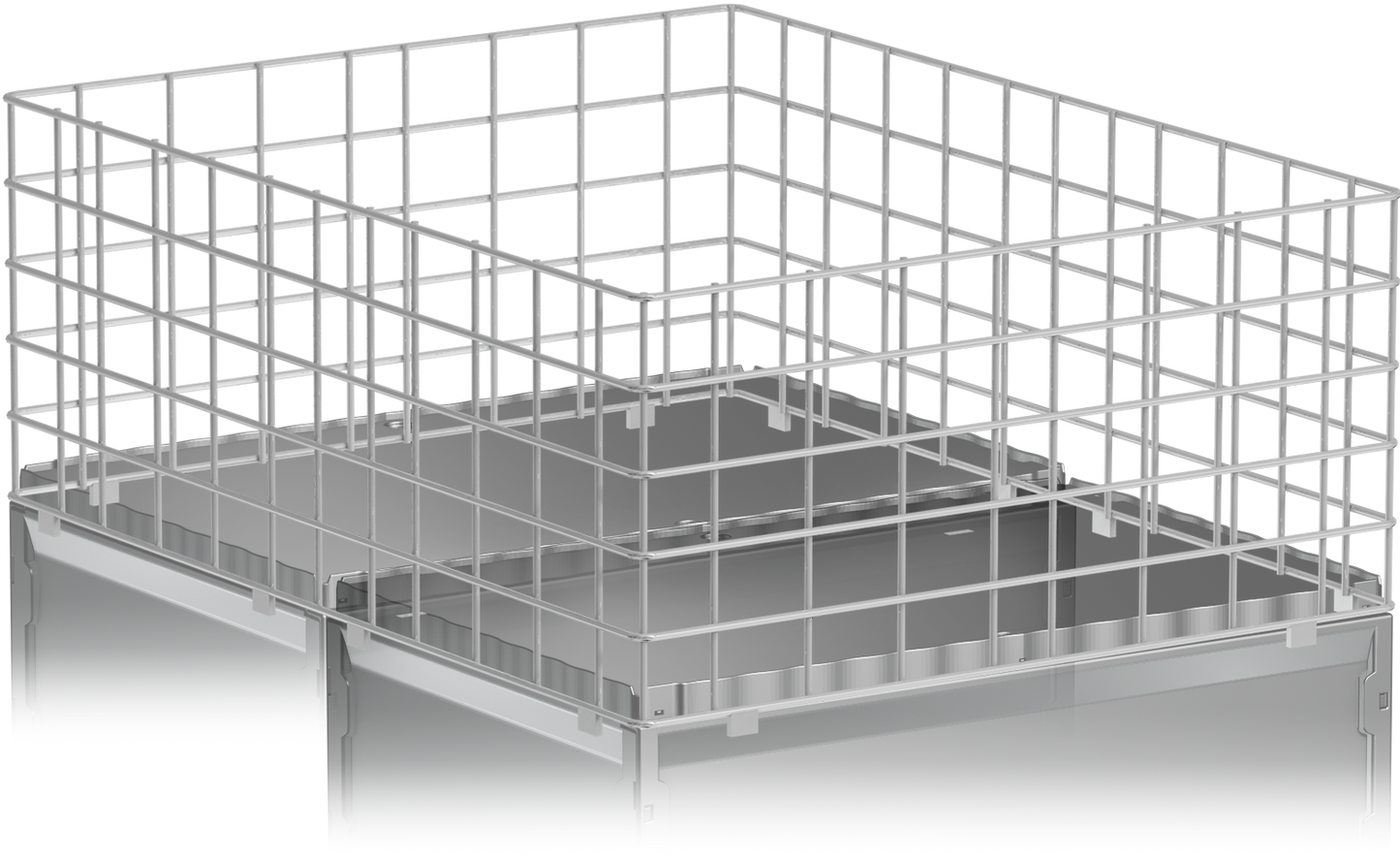 Metal grid Basket 79x59x15 cm
stainless steel