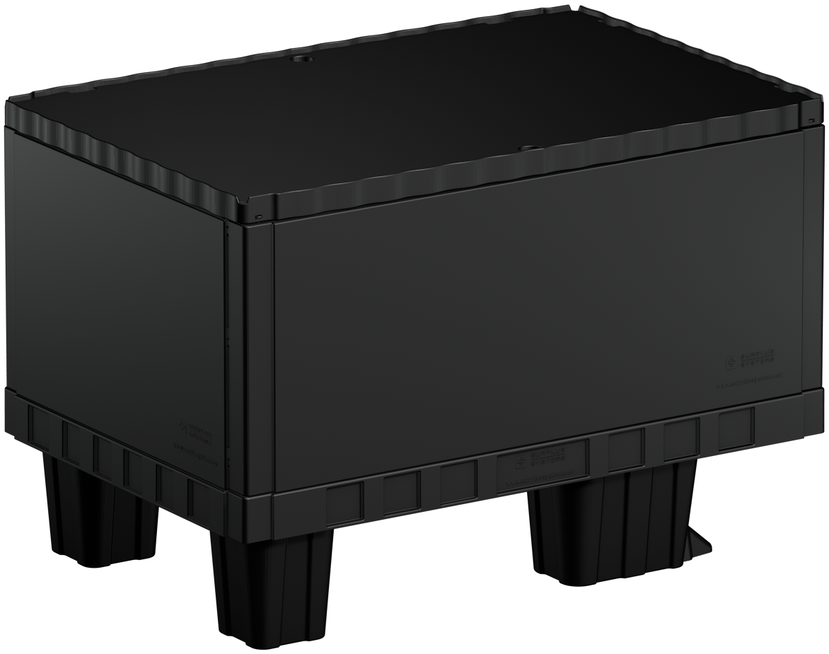 Smart-Display black 40 cm without logo / print with skids