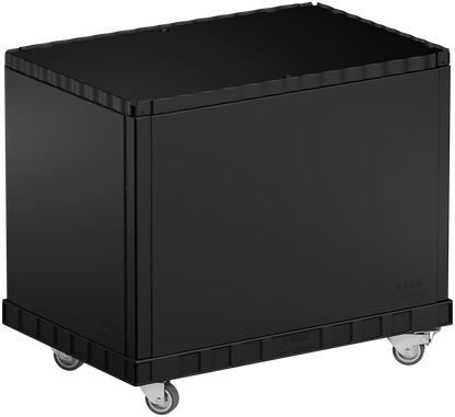 Smart-Display black 55 cm without logo / print on castors